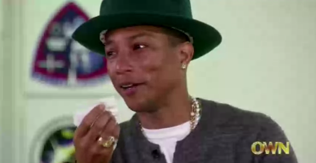 pharrell crying