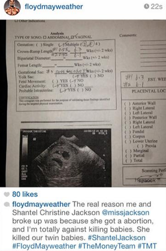 mayweather instagram