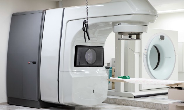 A radiation therapy machine for cancer treatment