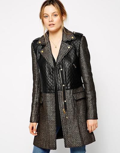 Mixed Media Coat