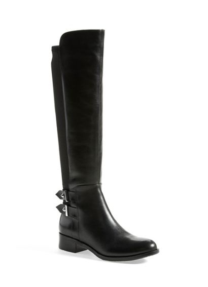Leather Buckled Boots