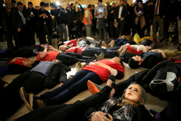 Grand Central Station Die-In