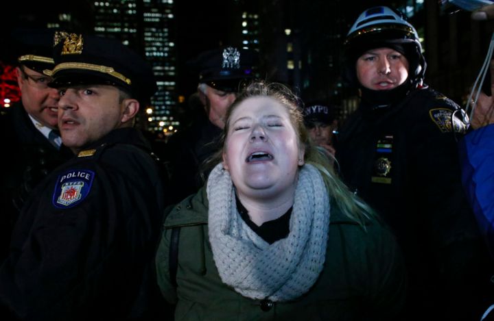 A Protestor Gets Arrested