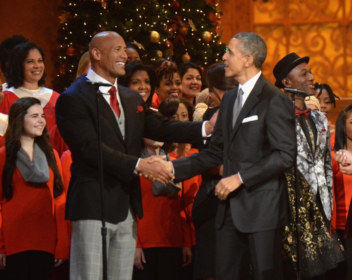 The Rock and President Obama