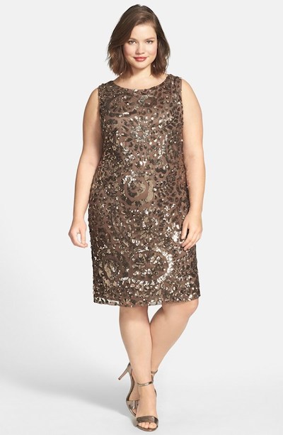 Embellished Sheath Dress