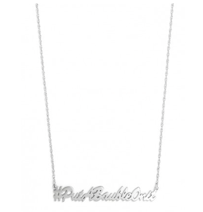 Nameplate Necklace