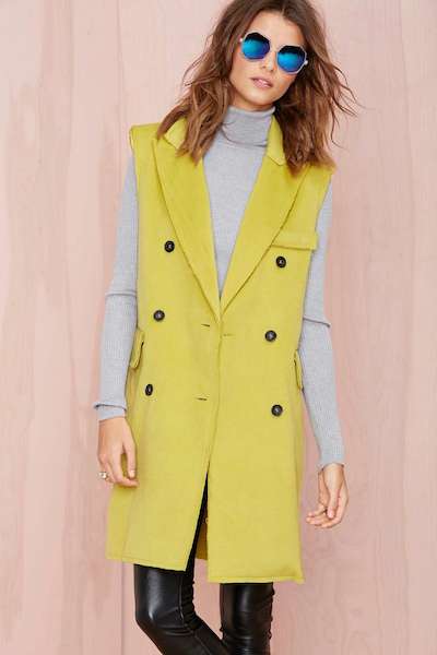 Sleeveless Coat