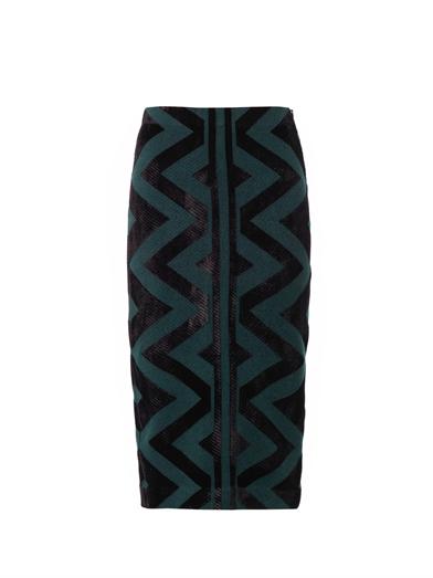 Geometric Print Skirt