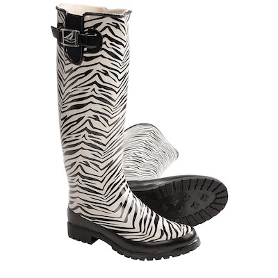 Zebra Print Boots