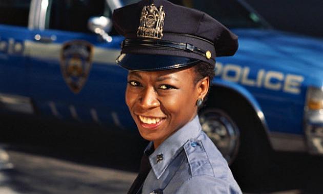 black woman police officer