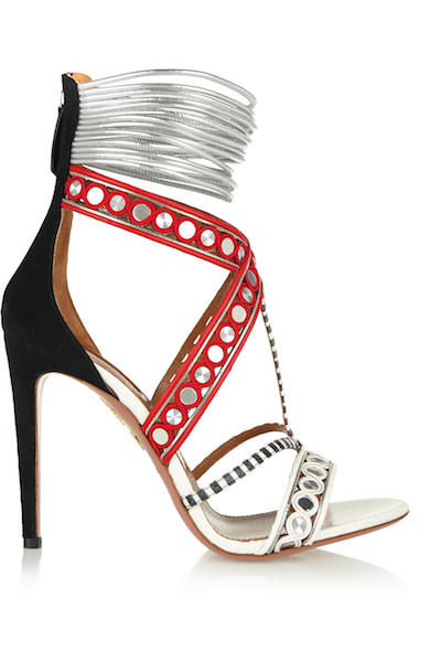 Mixed Media Sandals