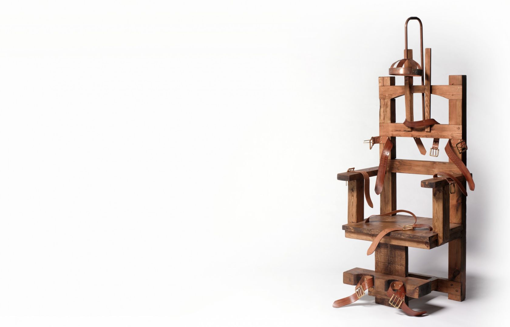 Electric chair with copy space