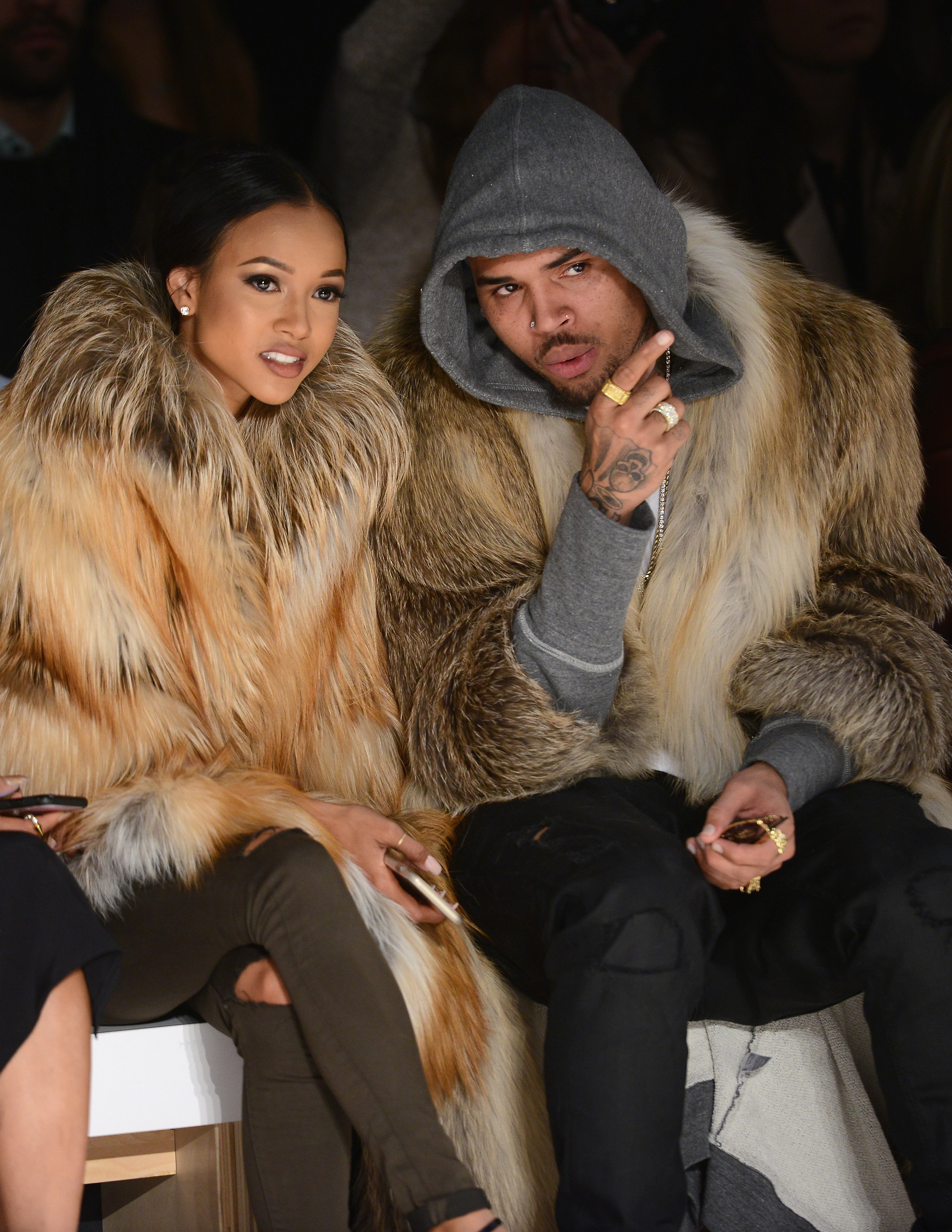 Karrueche & Chris Broqn