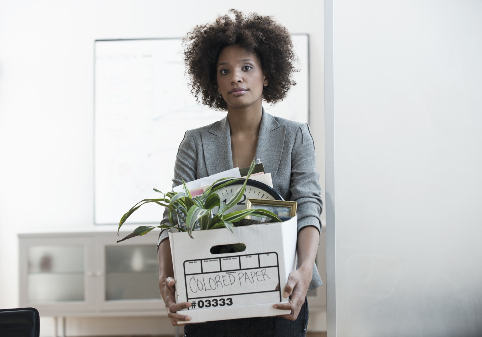 Black woman unemployed