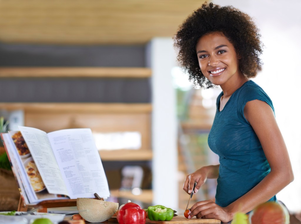 Creating a delicious dish from healthy veggies