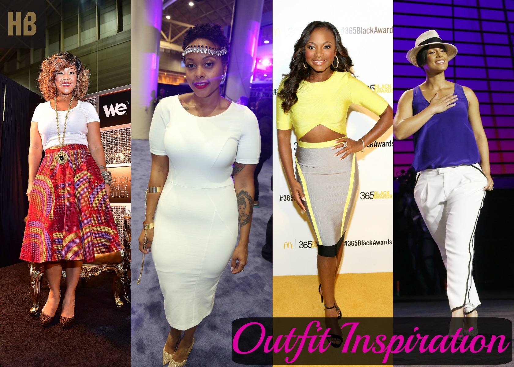 Collage Of Erica Campbell, Chrisette Michele, Naturi Naughton, Alicia Keys