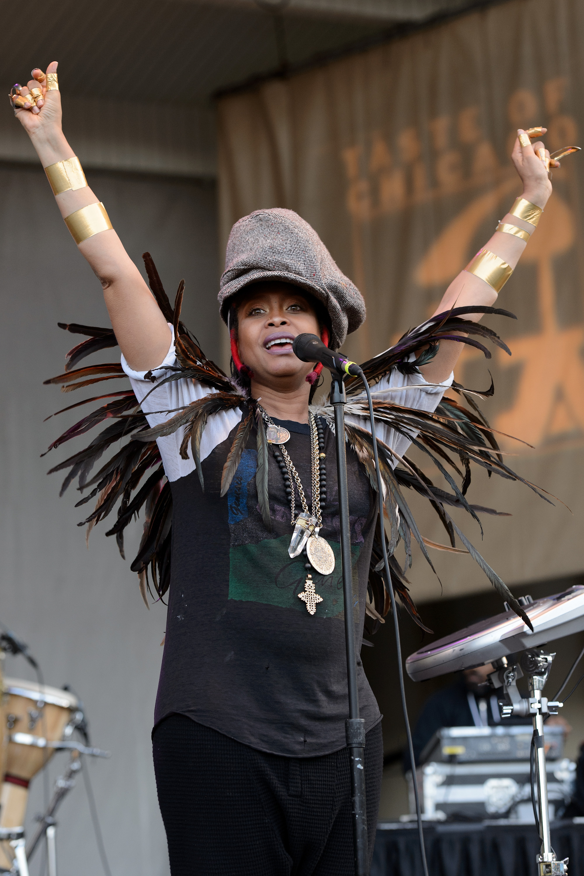 Erykah Badu Performs In Chicago, Illinois