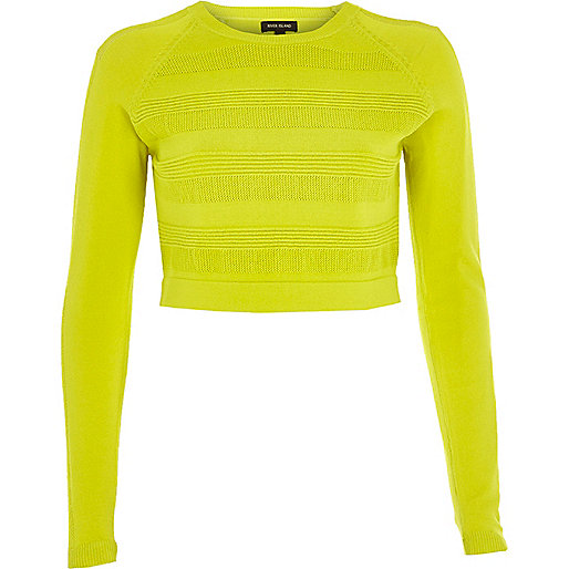 Lime Crop Top