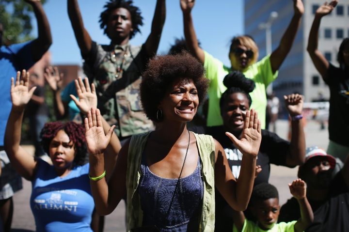#BlackLivesMatter Protests In Ferguson