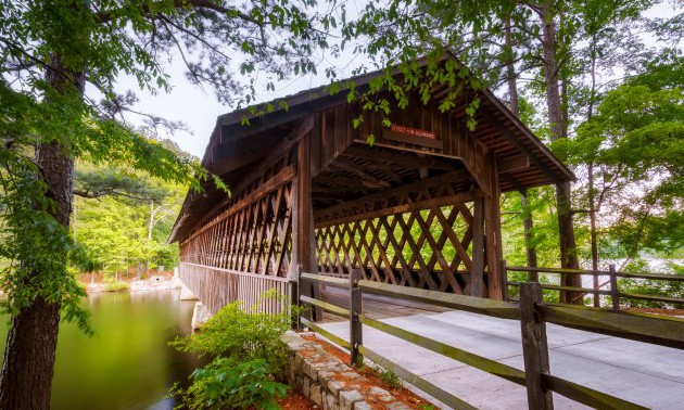Covered Bridge, Stone Mountain, Atlanta, Georgia