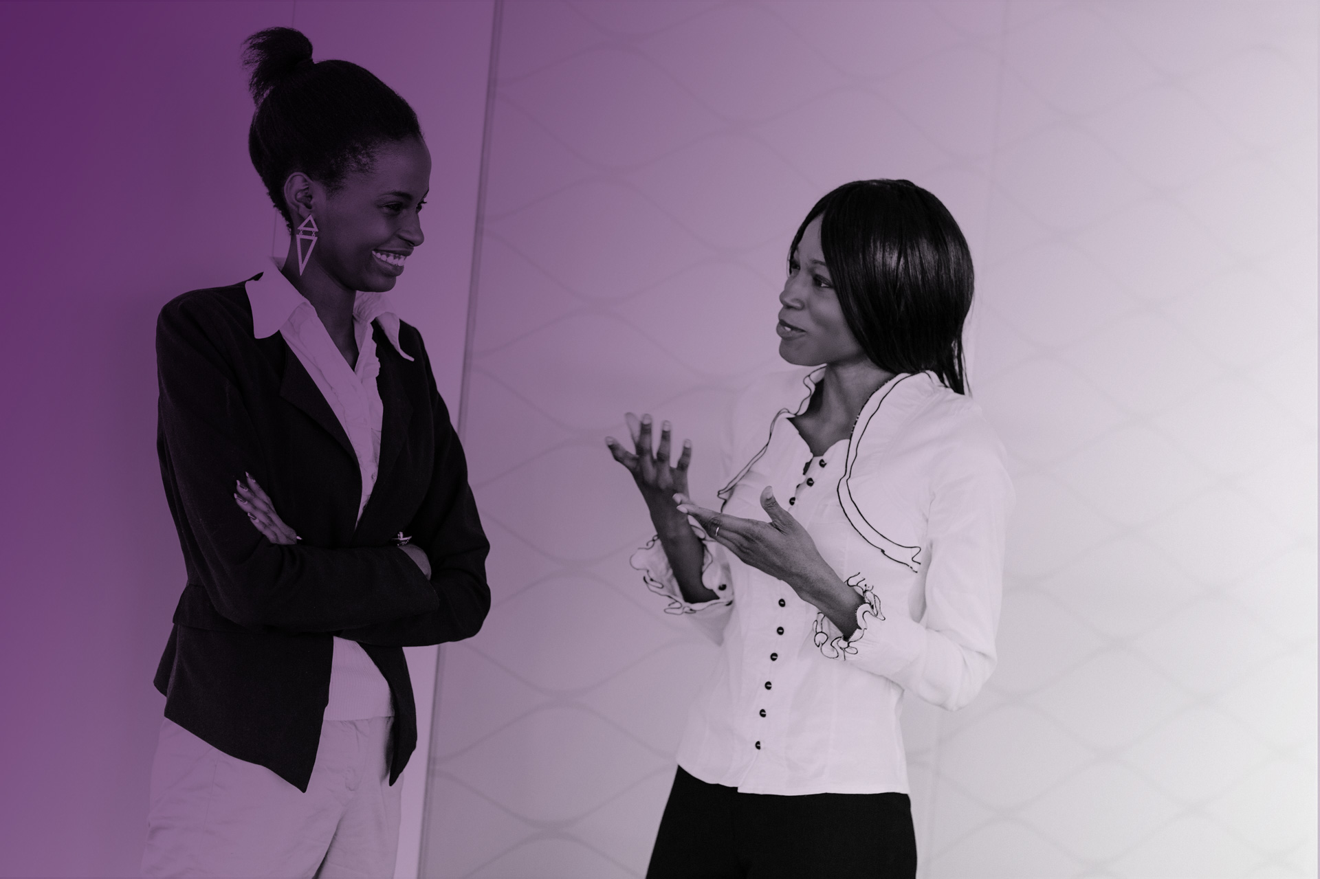 Black female coworkers