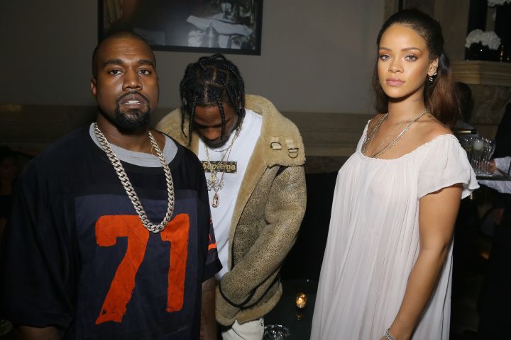 Kanye and Rihanna