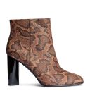 Animal Print Ankle Boots