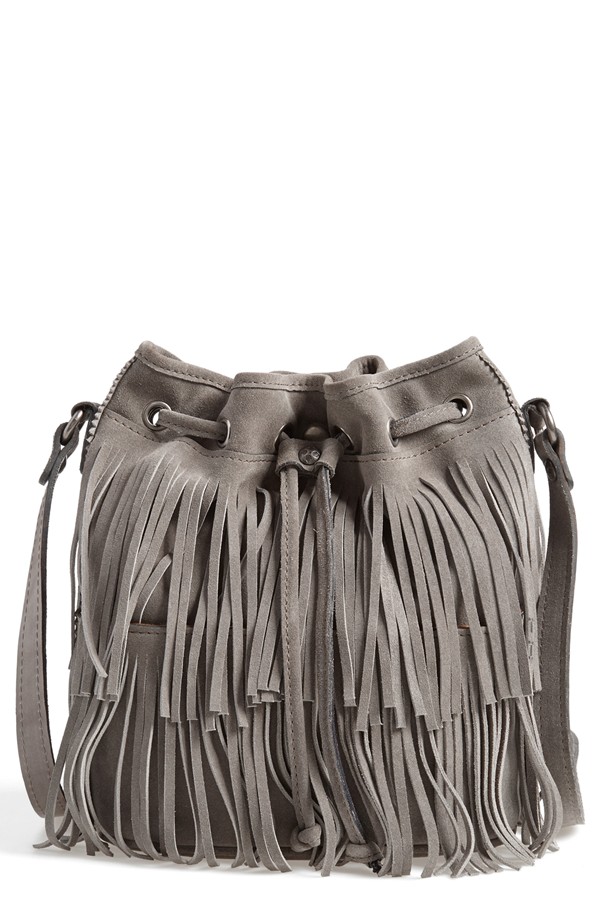 Fringe Bucket Bag