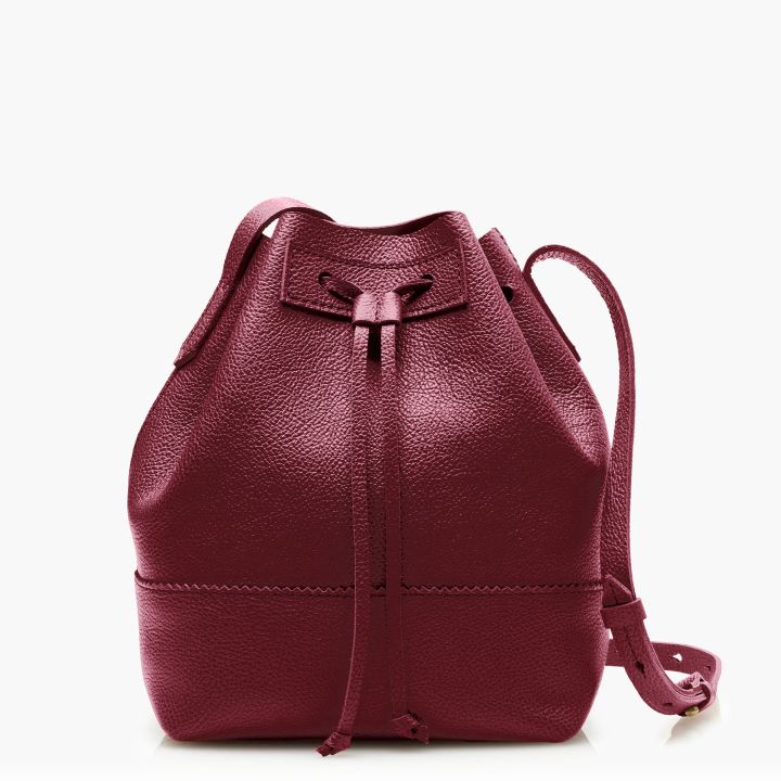 Leather Bucket Bag
