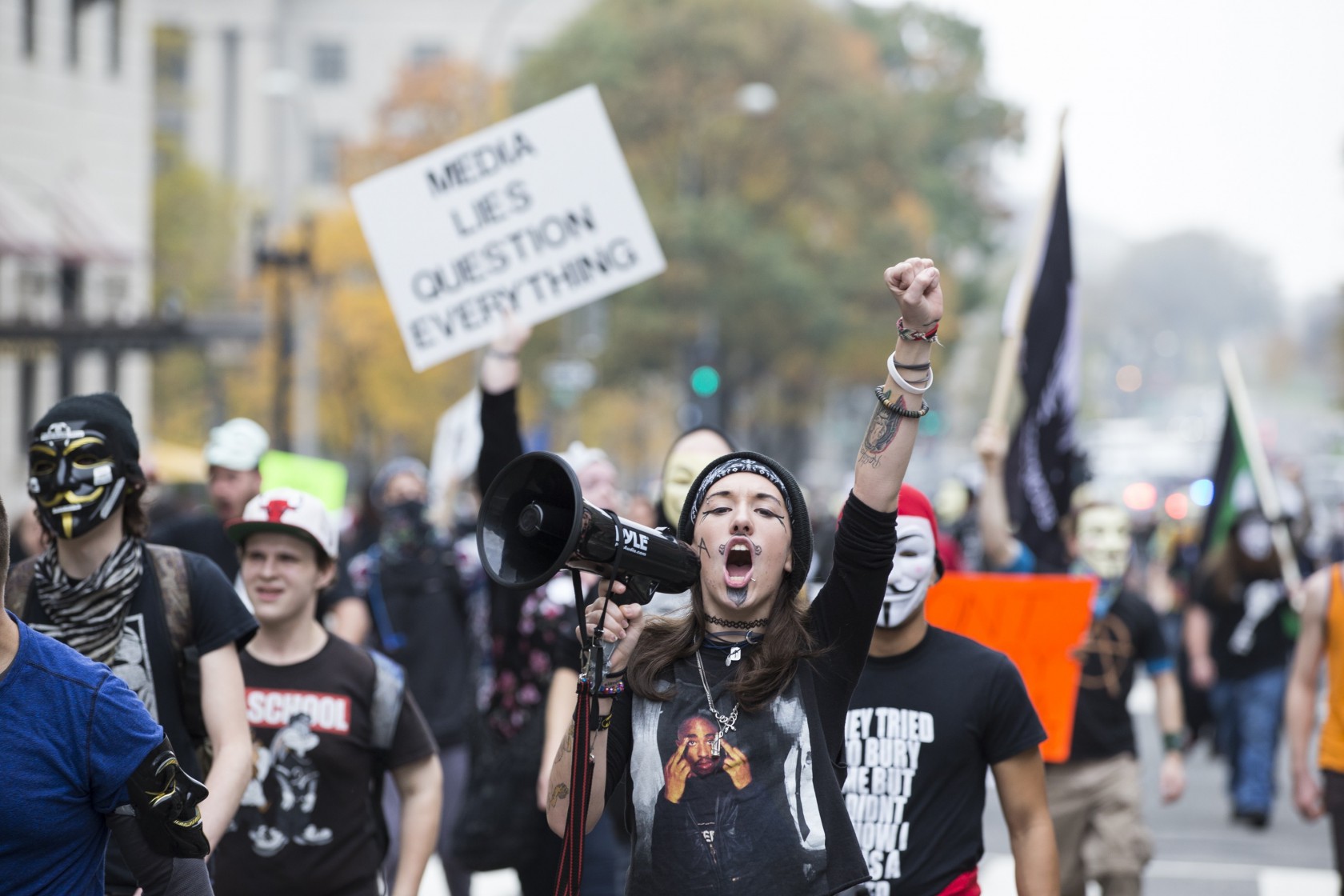 Anonymous Protest in Washington