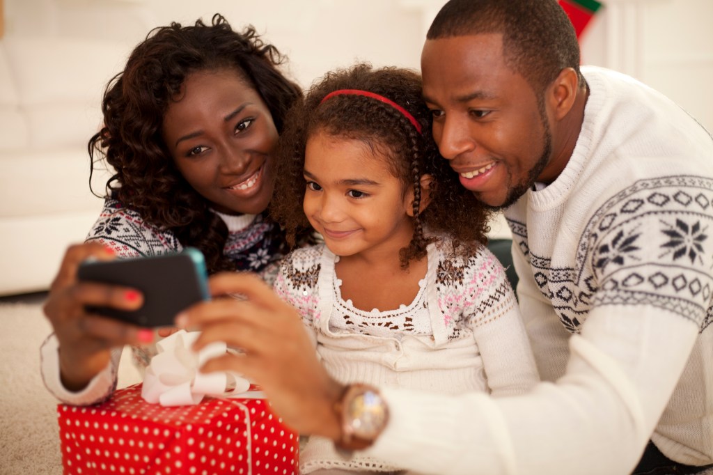 Family at Christmas