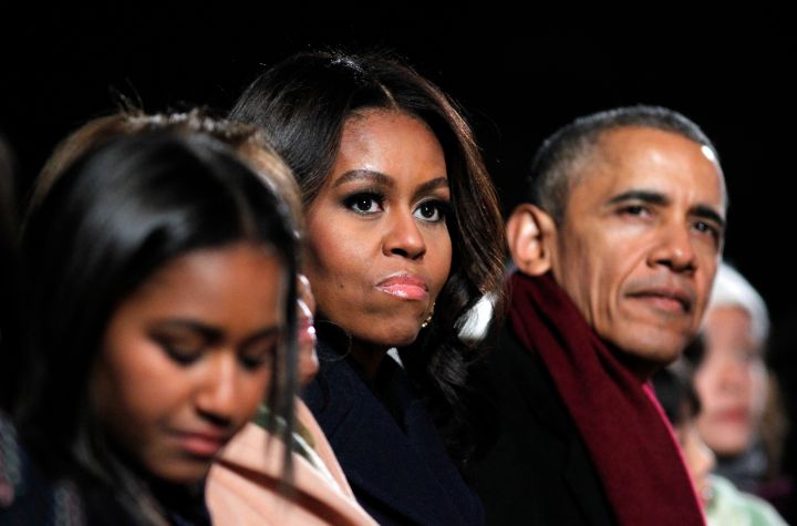 The First Family celebrates the annual Christmas tree lighting
