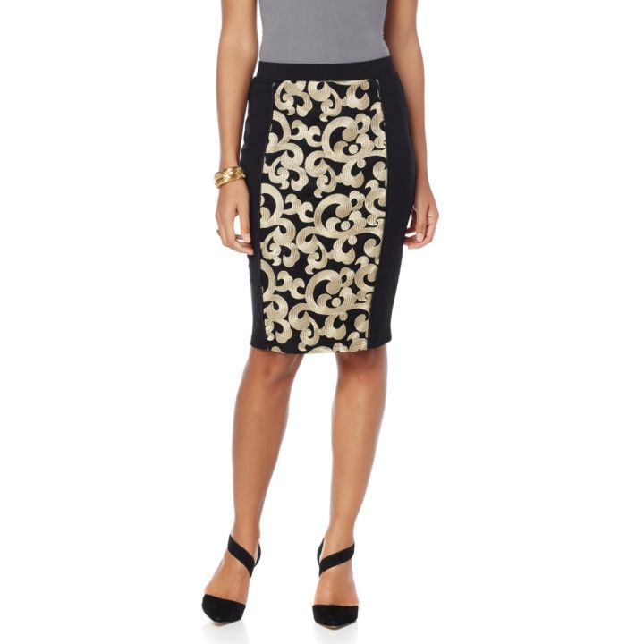 Wendy Williams “Leah” Mesh Pencil Skirt- $59.90