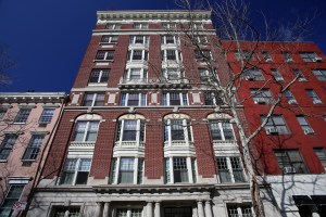 Variety of housing in the West Village, New York