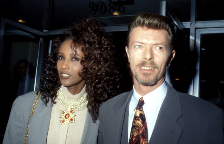 Iman and David Bowie