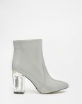 Clear Heeled Boots