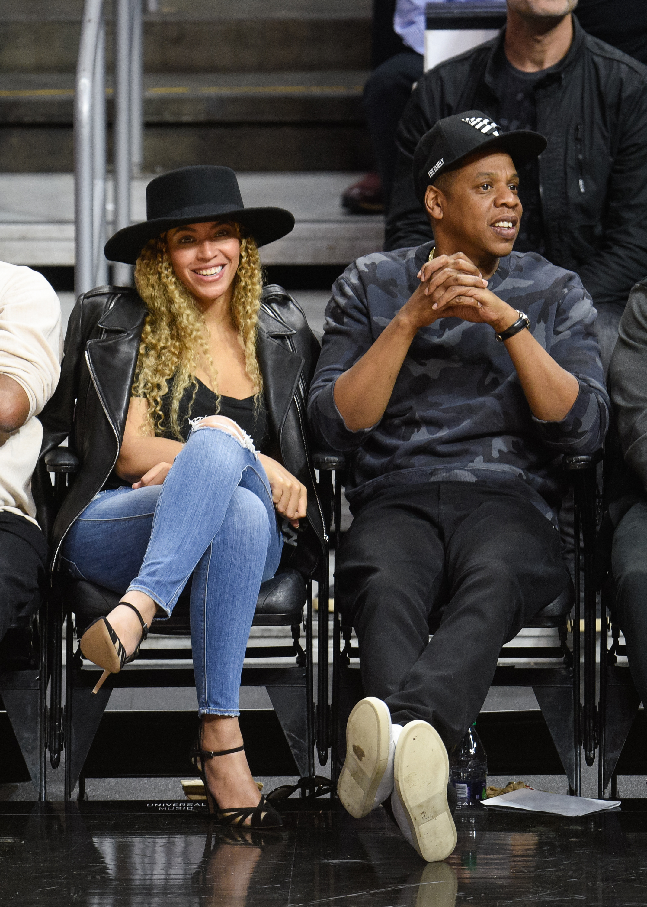 Celebrities At The Los Angeles Clippers Game