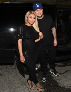 Blac Chyna & Rob Kardashian Visit Onyx Nightclub