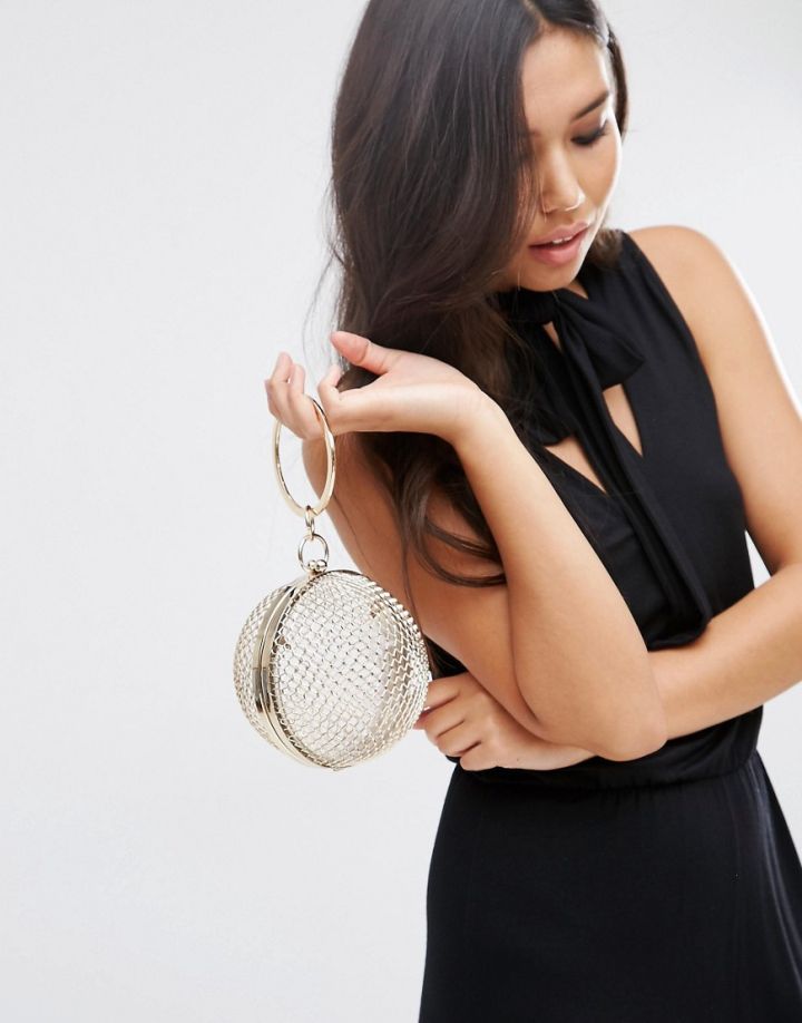 ASOS Cage Sphere Clutch Bag