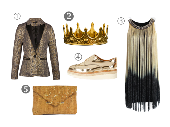 Gold Metallics Fall Trends 2016