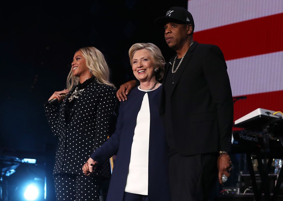 Hillary Clinton Campaigns In Key Swing States