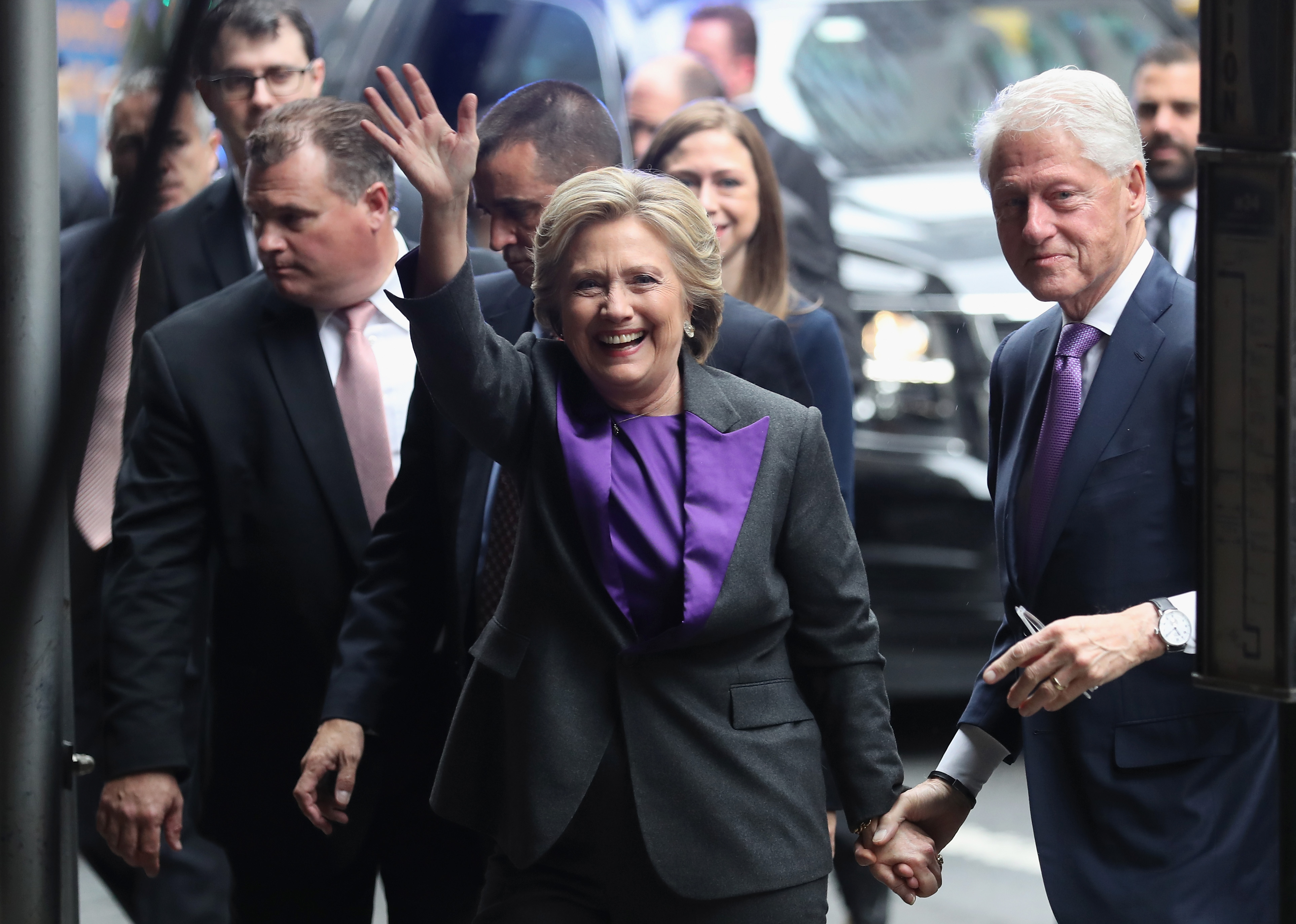 Hillary Clinton Makes A Statement After Loss In Presidential Election