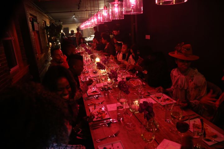 Erykah Badu Hosts Soul Train Soul Food Vegan Dinner Party