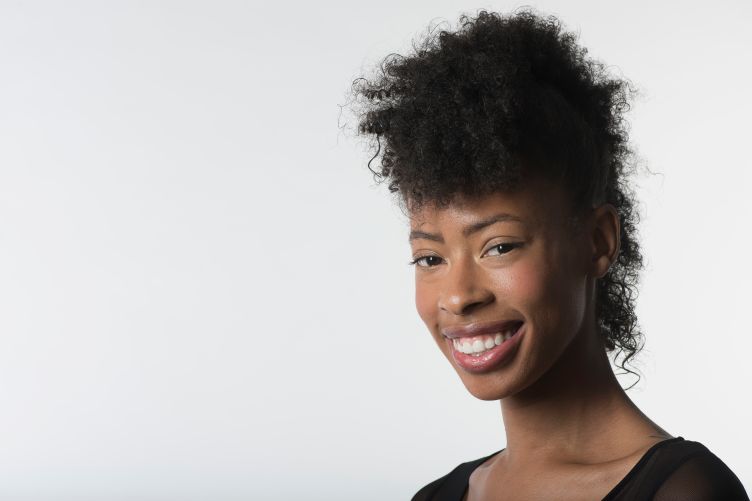 Happy young woman