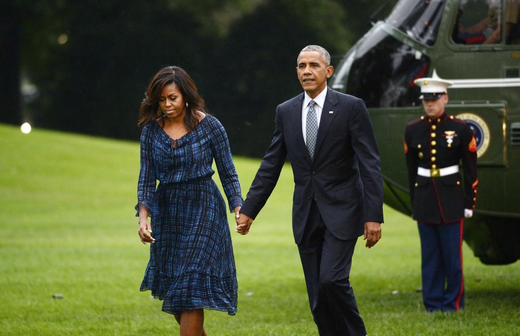 President Obama Arrives Back To The White House After Trip To Richmond, Virginia