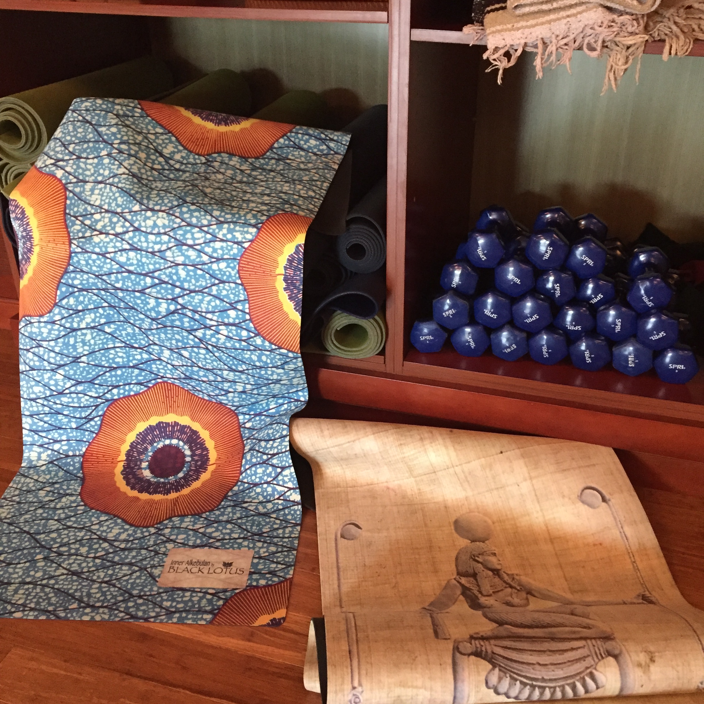Lisa Brown's yoga mats