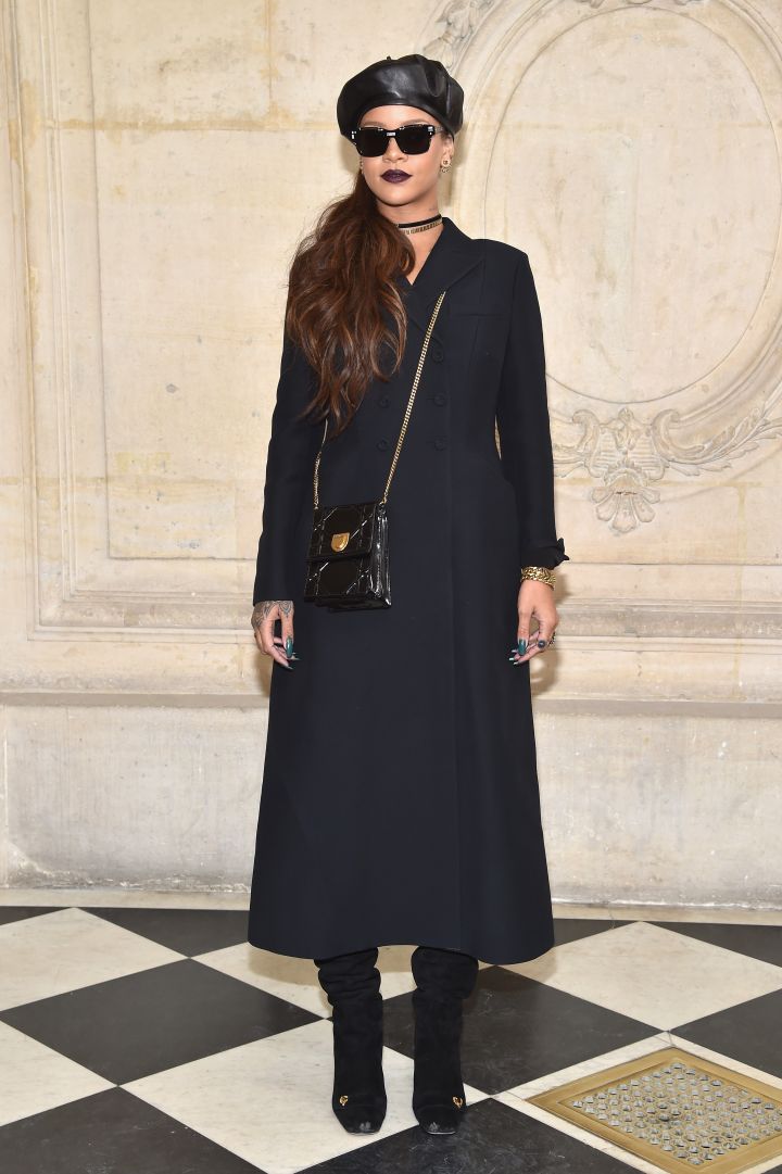 RIHANNA AT DIOR DURING PFW