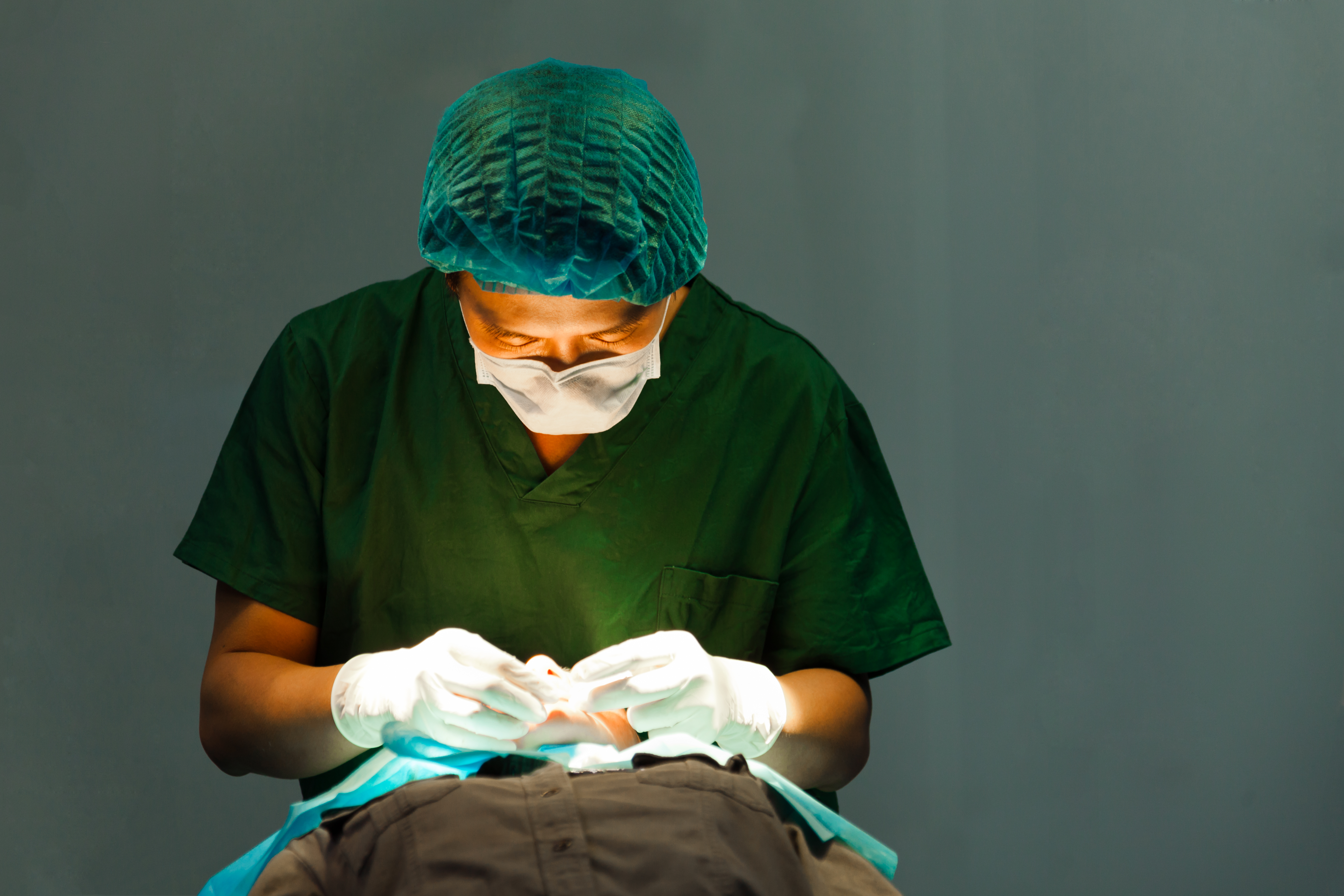 surgeon in operating room