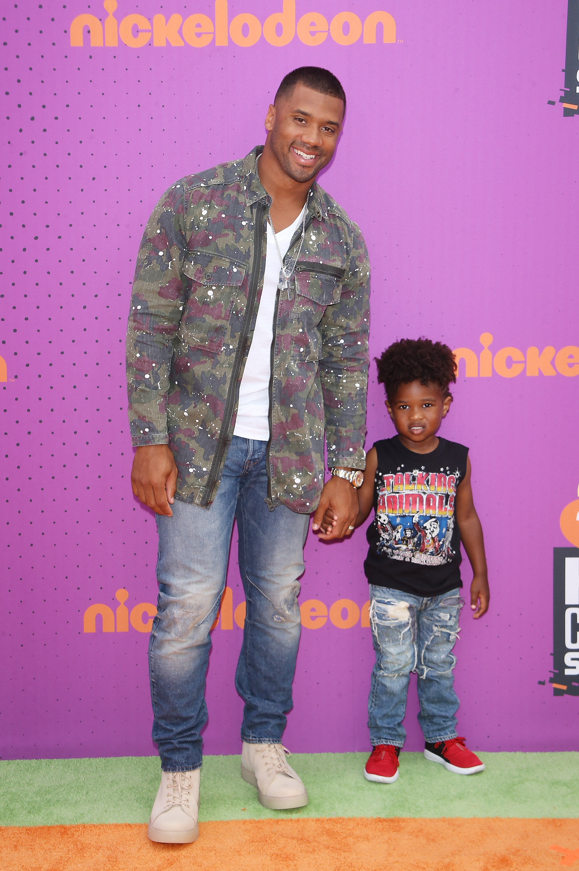 Russell Wilson & stepson Future