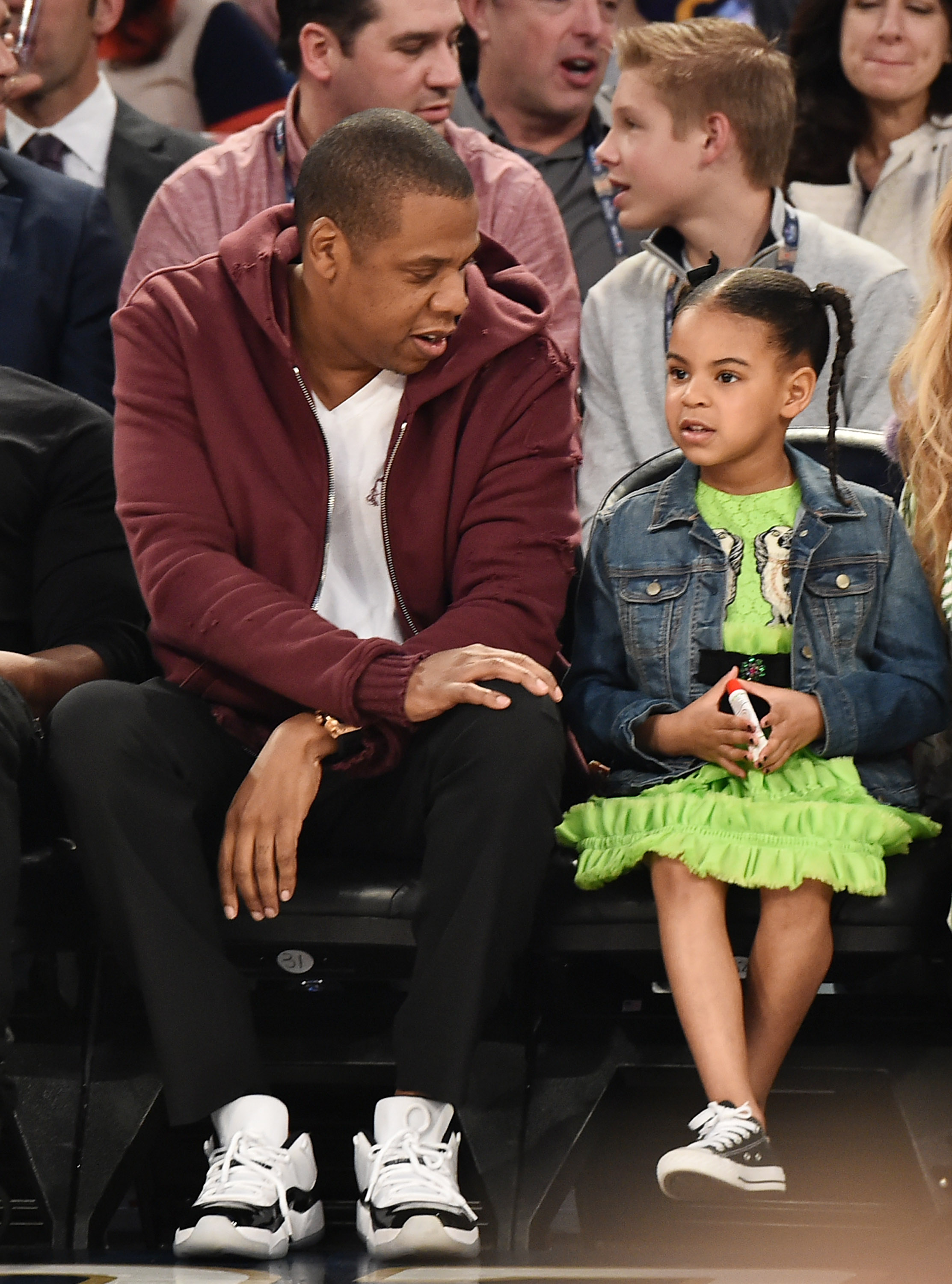Celebrities Attend The 66th NBA All-Star Game
